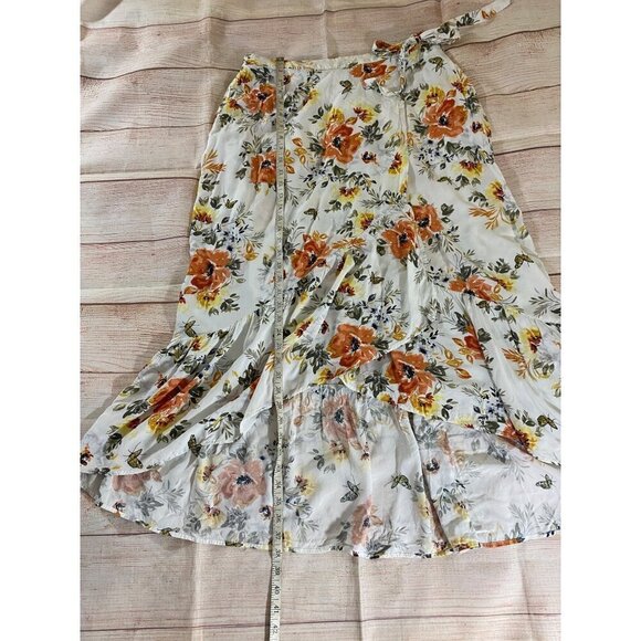 Torrid Women's Floral Maxi Challis Wrap Skirt - 1XL - Picture 3 of 10